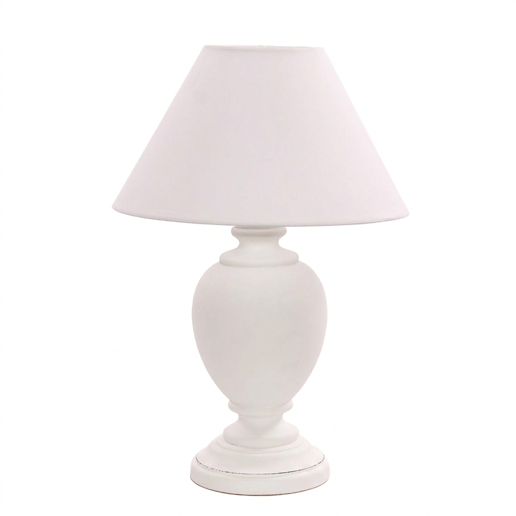 40-MF1 Lampada in mdf bianca - immagine 1