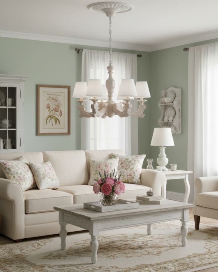 Lampada a sospensione tortora 5 bracci - immagine 2