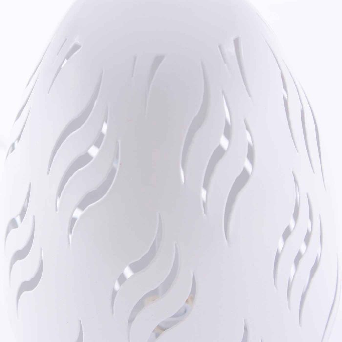 Lampada slim bombata bianca Ø18H31 - immagine 3