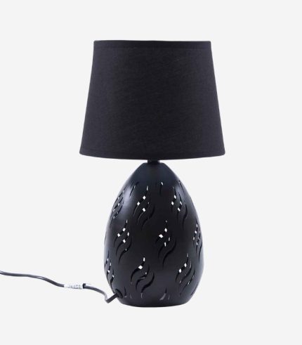 Lampada bombata nera Ø18H31
