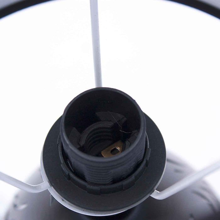 Lampada bombata nera Ø18H31 - immagine 3