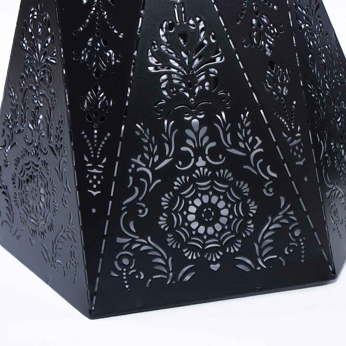 Lampadario in legno e metallo - immagine 3