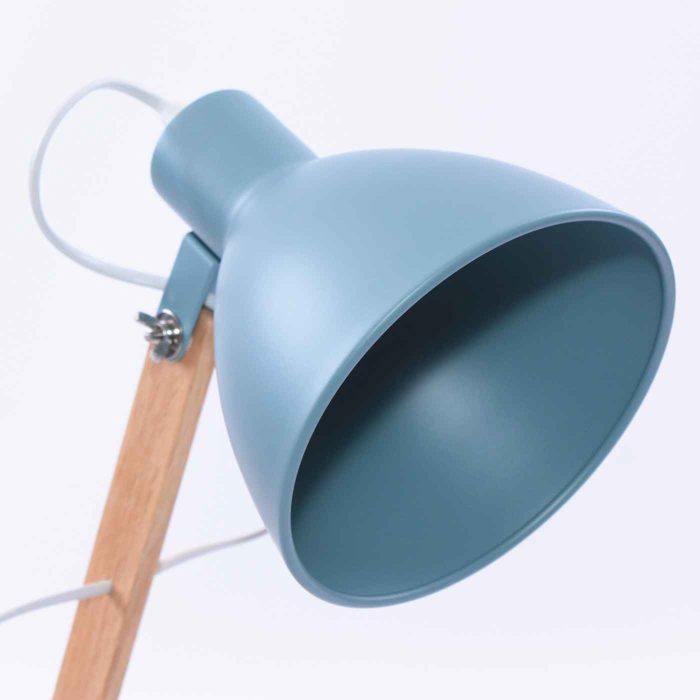 Lampada da scrivania grigio-azzurra - immagine 5