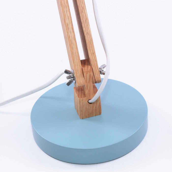 Lampada da scrivania grigio-azzurra - immagine 3