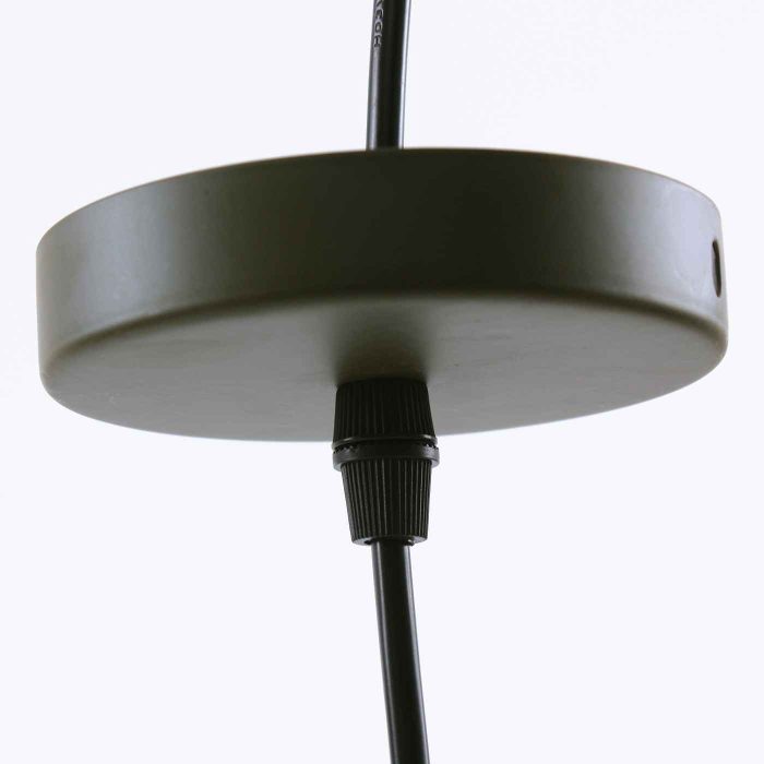 Lampadario singolo verde militare - immagine 4