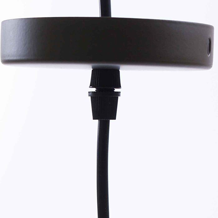 Lampadario singolo verde militare - immagine 4