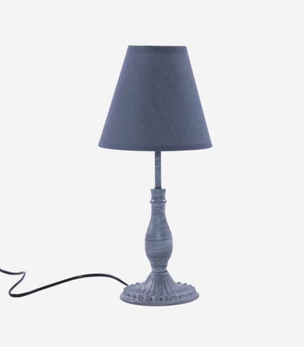 Lampada classica grigio scuro Ø16H36