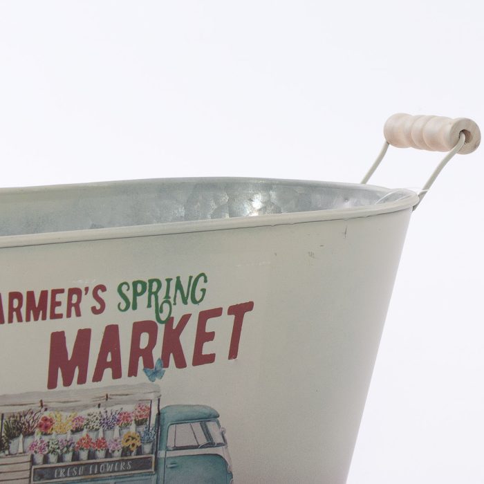 Vaschetta in latta Market - immagine 2