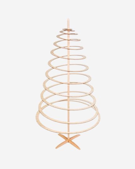 Albero di Natale in legno 72X72H138