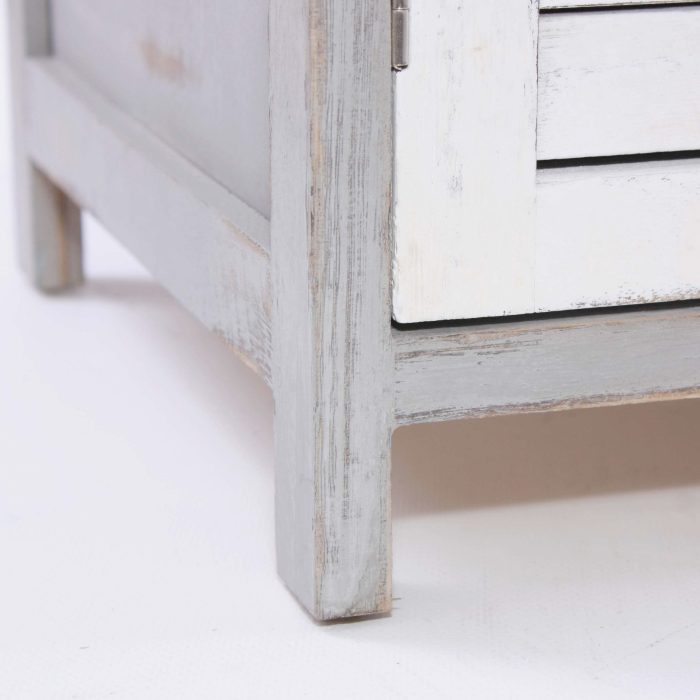 Credenza bicolor in paulonia - immagine 3