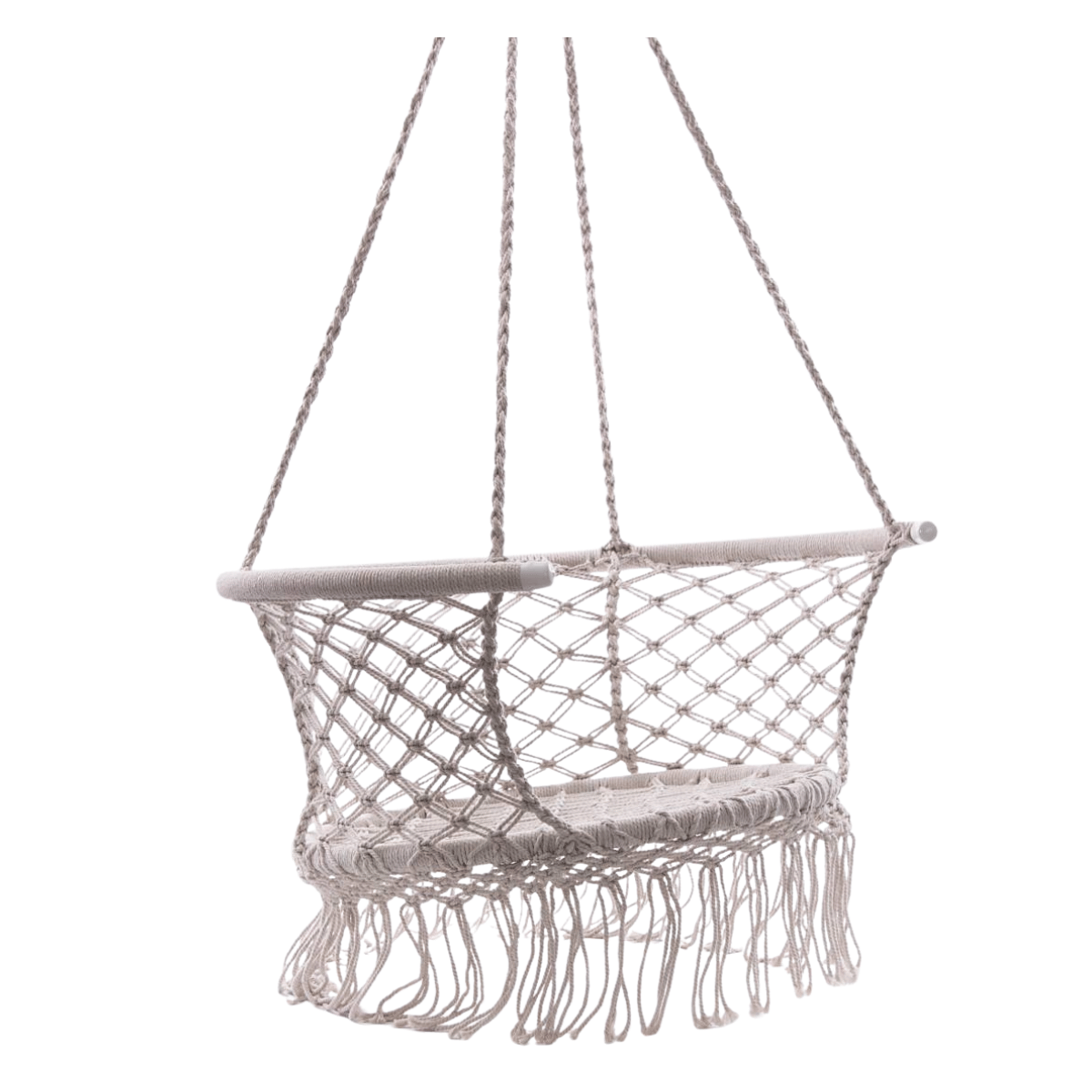 71-HM53 Poltrona sospesa in cotone beige