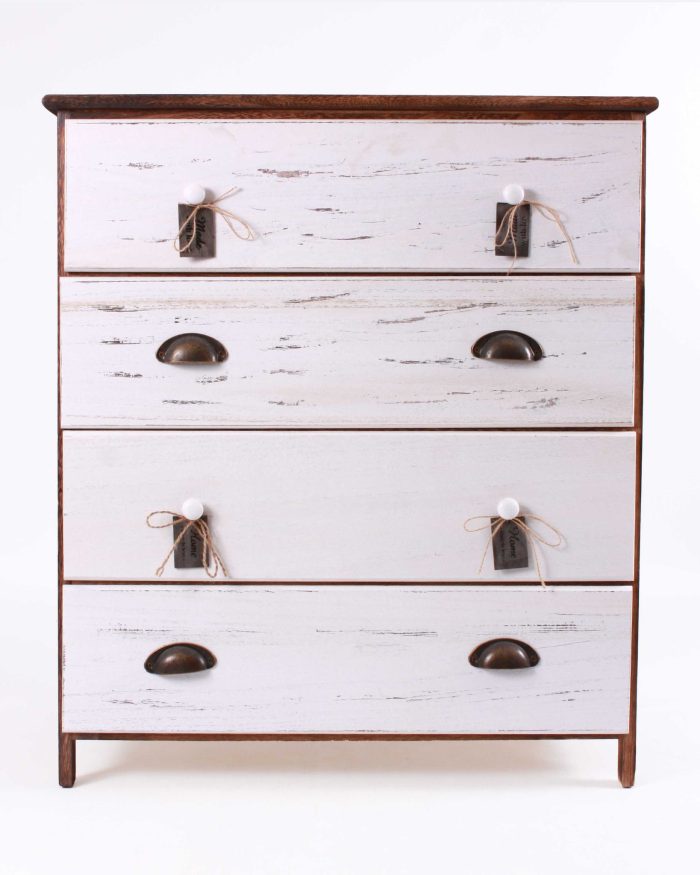 Comò bicolor in paulownia - immagine 2