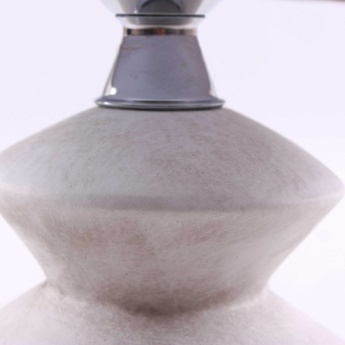 Lampada in ceramica sagomata bianca - immagine 4