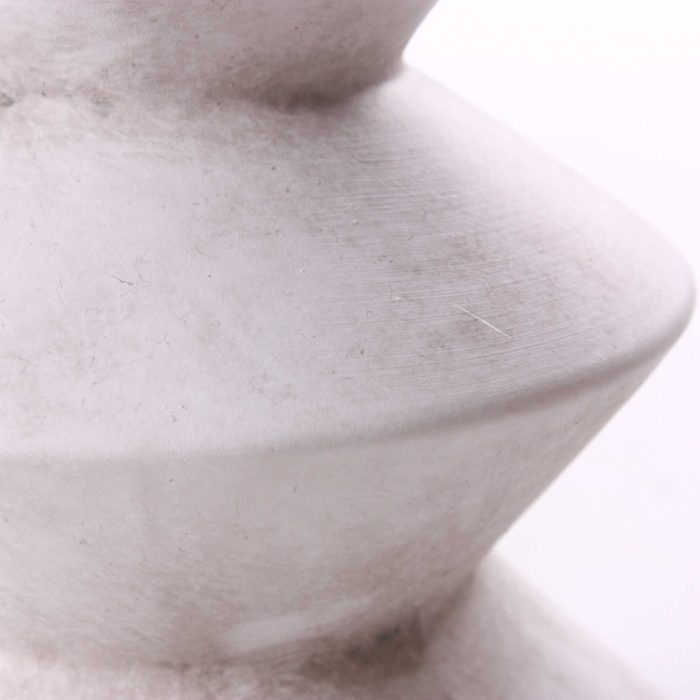 Lampada in ceramica sagomata bianca - immagine 3