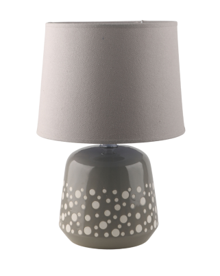 Lampada in ceramica con pois
