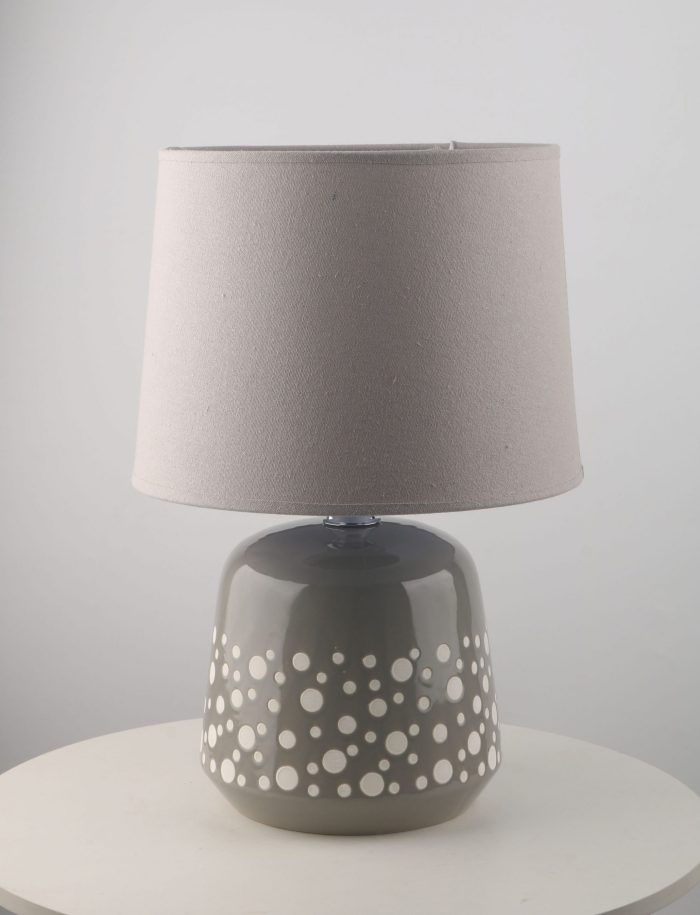 Lampada in ceramica con pois - immagine 5