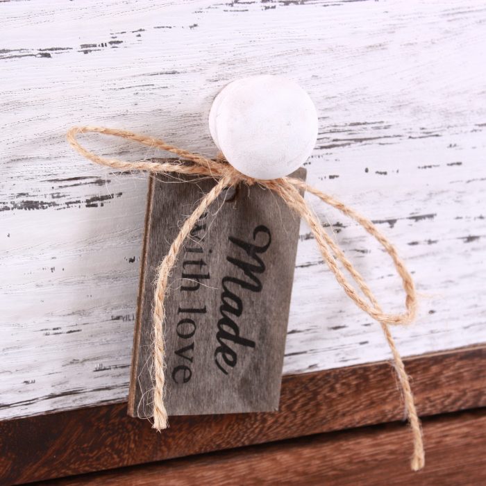 Comodino bicolor con anta - immagine 4