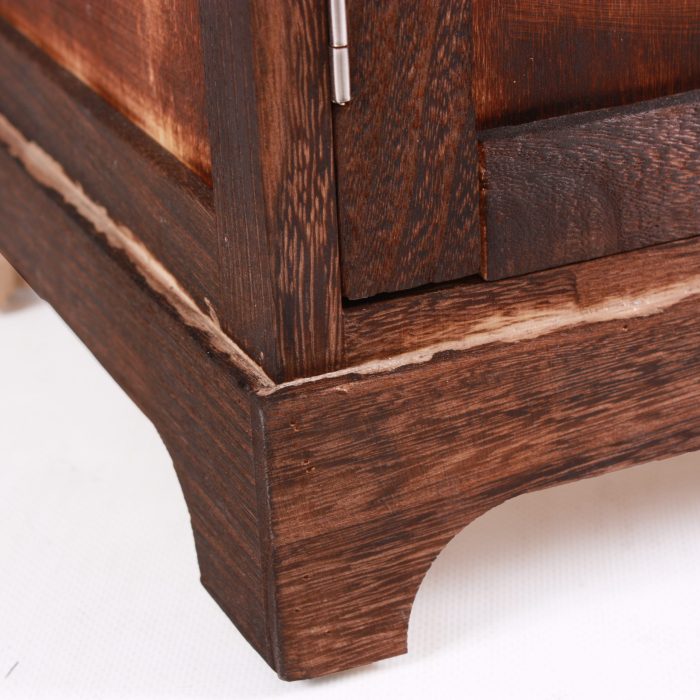 Comodino bicolor con anta - immagine 3