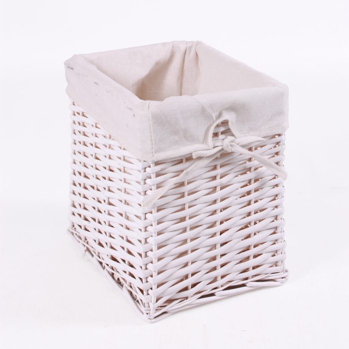 Panca bicolor con cestini in vimini - immagine 5