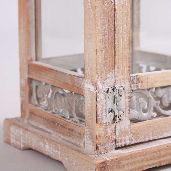 Lanterna in abete sbiancata - immagine 3