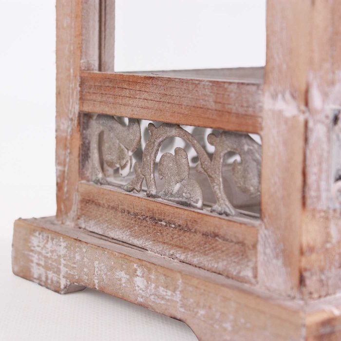 Lanterna in abete sbiancata - immagine 2