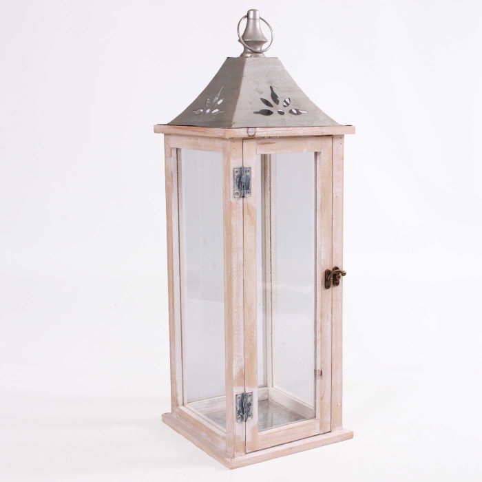 Lanterna sbiancata in set di 2 - immagine 2