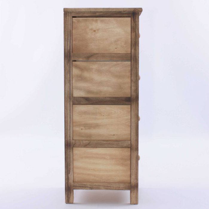 Cassettiera in legno di abete brunito - immagine 3