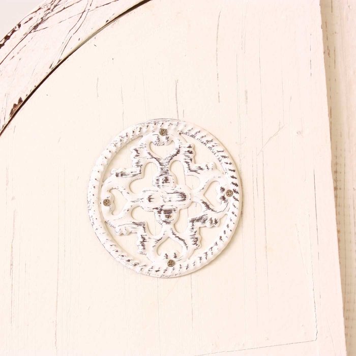 Specchio in abete con finestra ad arco - immagine 2