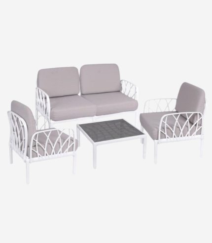 salotto set garda bianco
