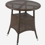 Tavolino rotondo in polyrattan "Santiago"