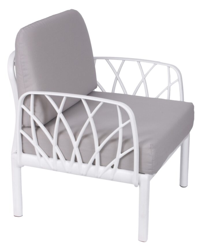 Salotto completo da giardino bianco "Garda" - immagine 7