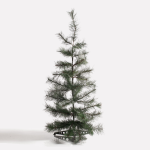 Albero di natale in Pvc imbiancato piccolo