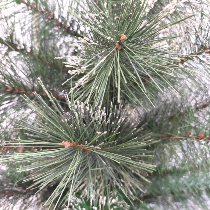 Albero di natale in Pvc imbiancato piccolo - immagine 3