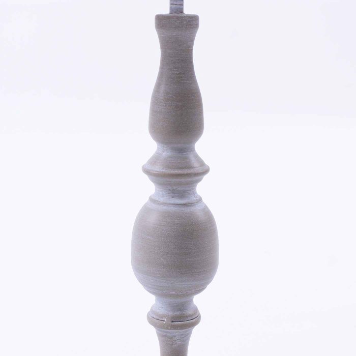 Lampada in metallo grigio - immagine 2