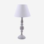 Lampada in metallo grigio