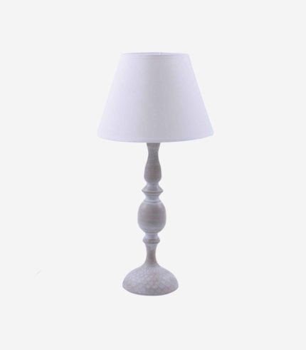 Lampada in metallo grigio