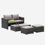 salotto completo polirattan