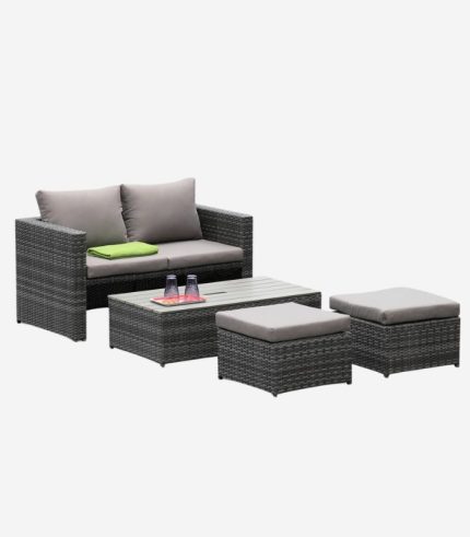 salotto completo polirattan