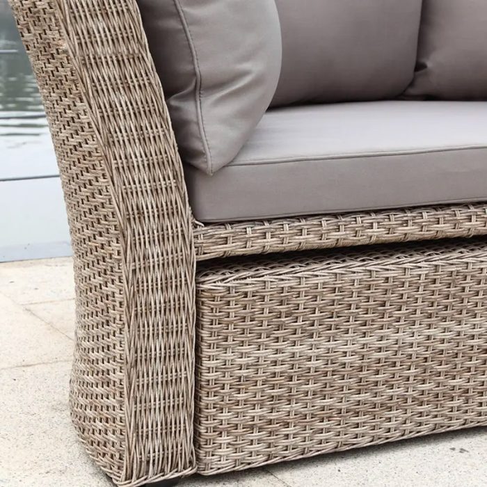 Divano ovale in polirattan "Arena" - immagine 7