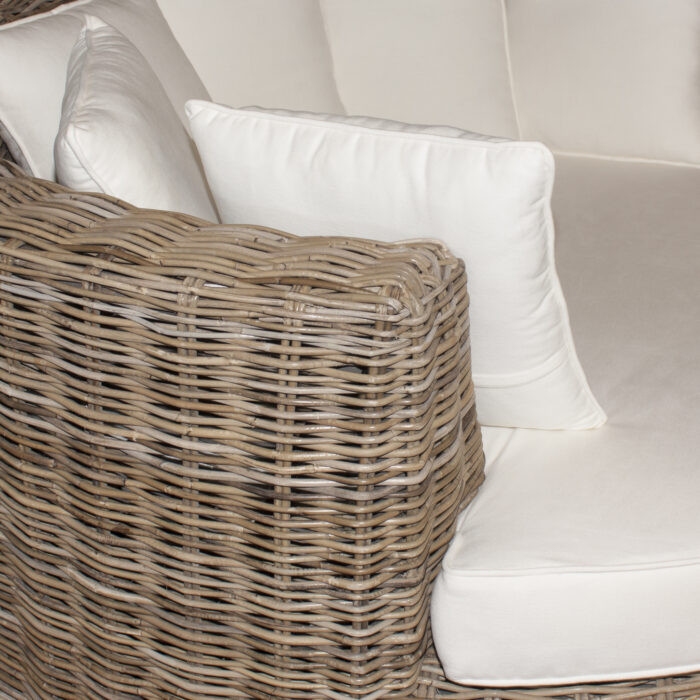 Divano a conchiglia in giunco - immagine 5