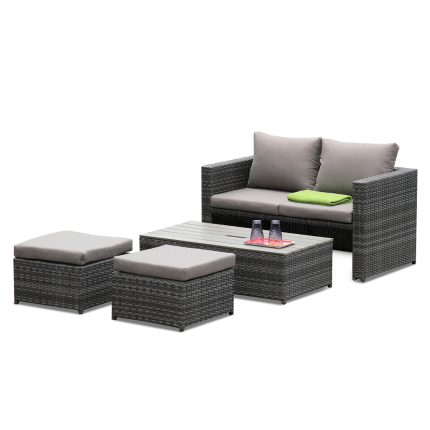 Salotto completo in polirattan "Furbo"