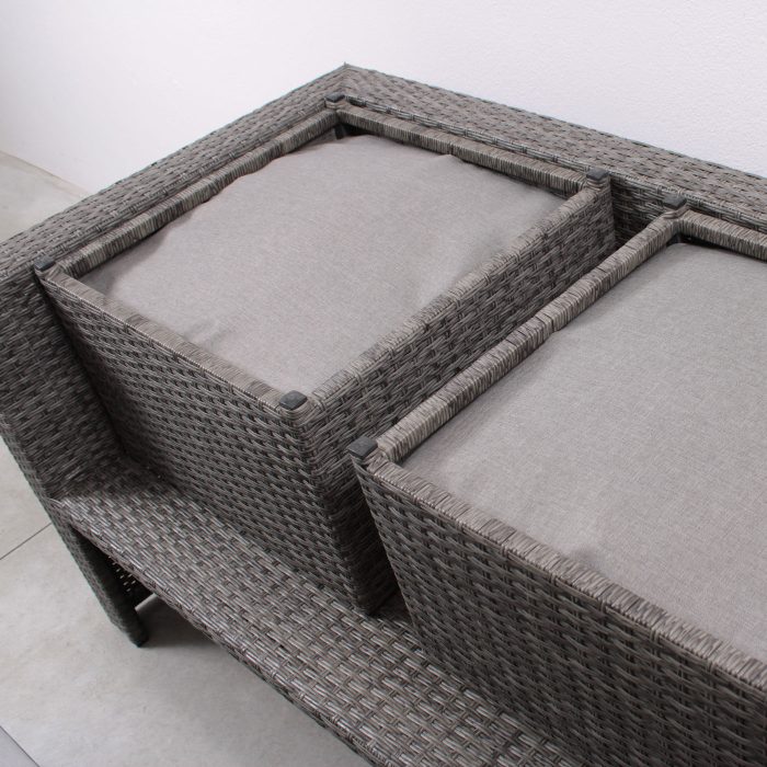 Salotto completo in polirattan "Furbo" - immagine 7