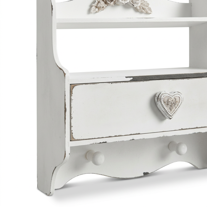 Pensile in legno bianco - immagine 6