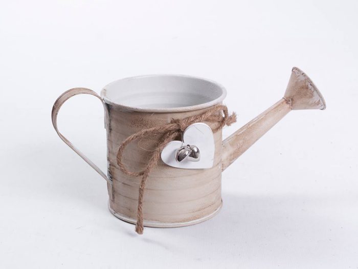 Set di 4 mini annaffiatoi in latta colorata - immagine 2