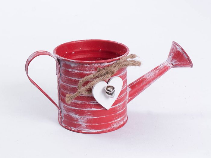 Set di 4 mini annaffiatoi in latta colorata - immagine 3