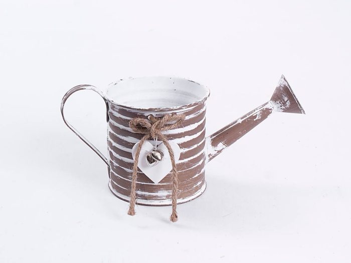 Set di 4 mini annaffiatoi in latta colorata - immagine 4