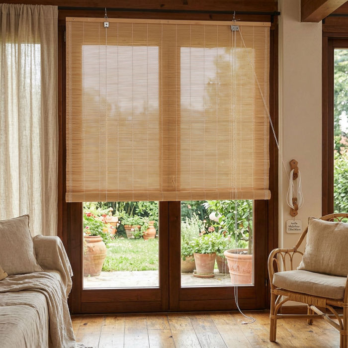 Arella in midollino con carrucola 120X240 - immagine 2
