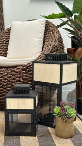 jungle style illuminazione con lanterne