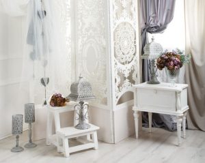 Mobili shabby chic, assortimento vario