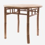 Tavolo rotondo in bambù